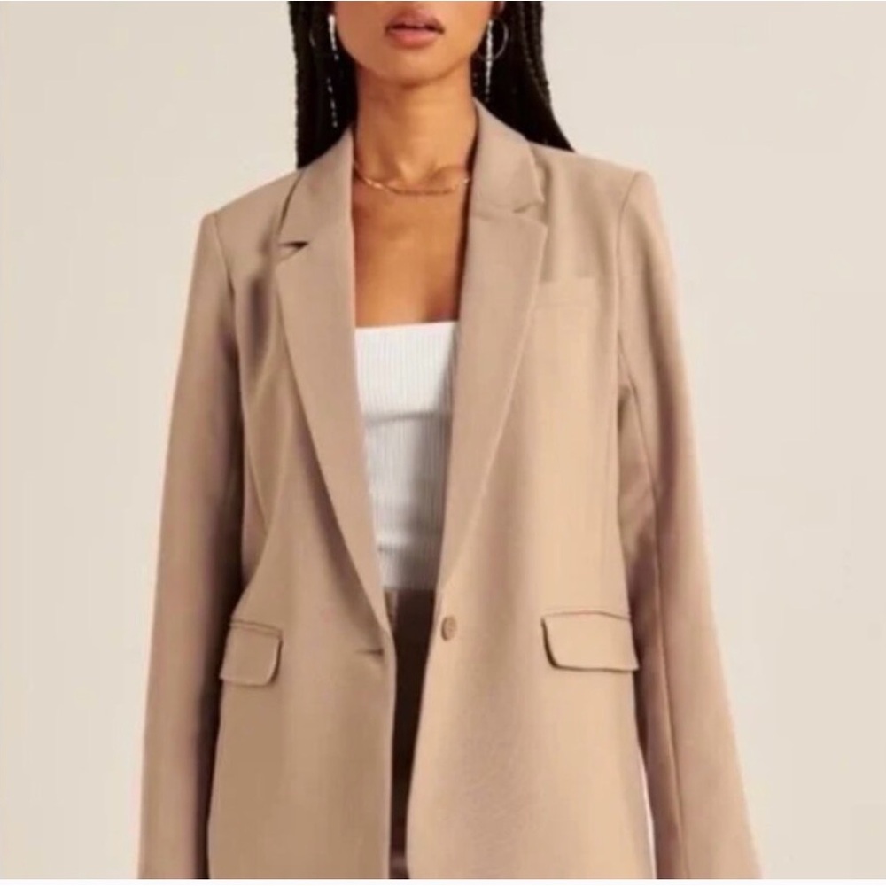 Abercrombie Camel Women's Blazer